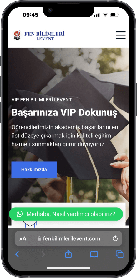 fen bilimleri kurumsal web site tasarımı